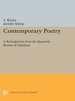 cover image of Contemporary Poetry